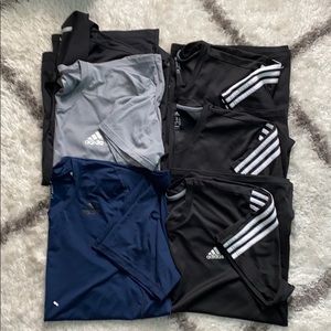 Lot of 6 men’s adidas shirts